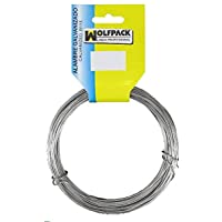Wolfpack 1010372 Alambre galvanizado nº8 1-3 mm- rollo de 250 gramos